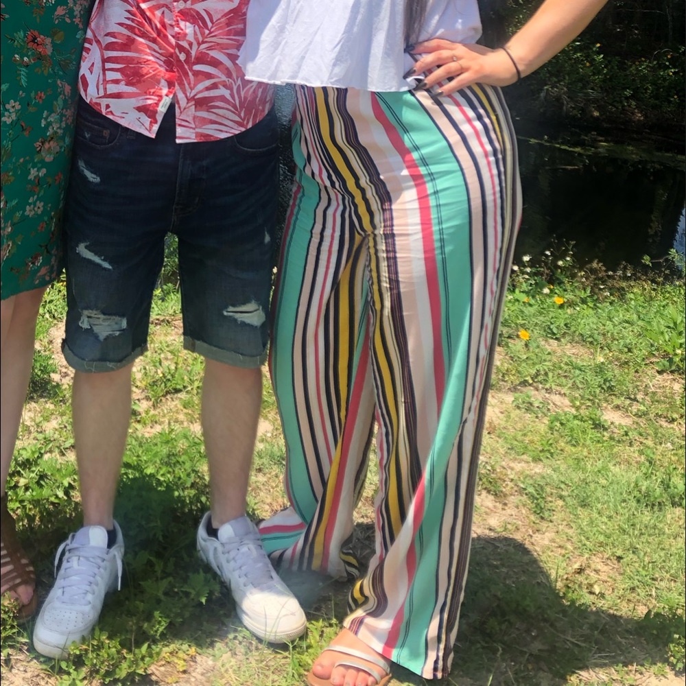 3/$30 - Multi colored striped pants